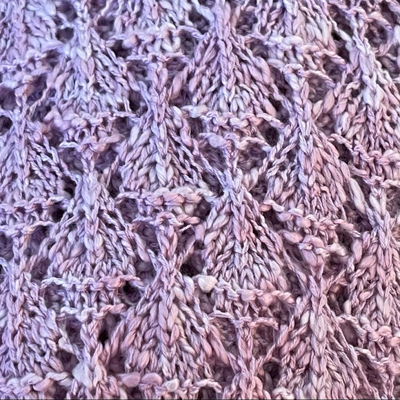 EVRI 1X 3/4 Sleeve Pointelle Sweater NWT - Picture 2 of 11